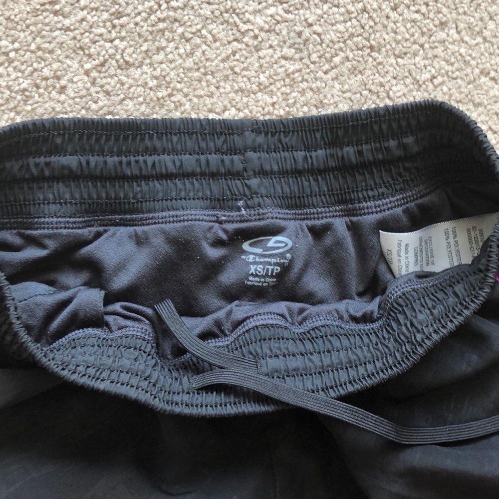 Great condition!! Black with purple running shorts - Picture 3 of 3